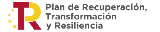 Logo del Plan de Recuperación, Transformación y resiliencia