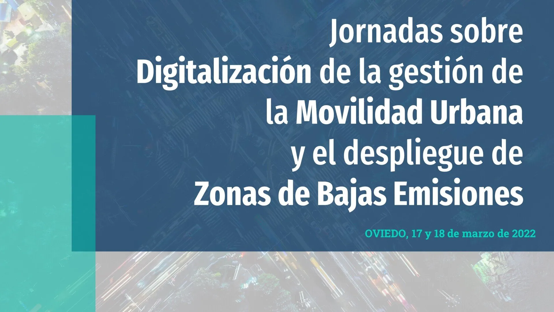 Jornadas sobre Digitalización de la Movilidad Urbana y el despliegue de Zonas de Bajas Emisiones