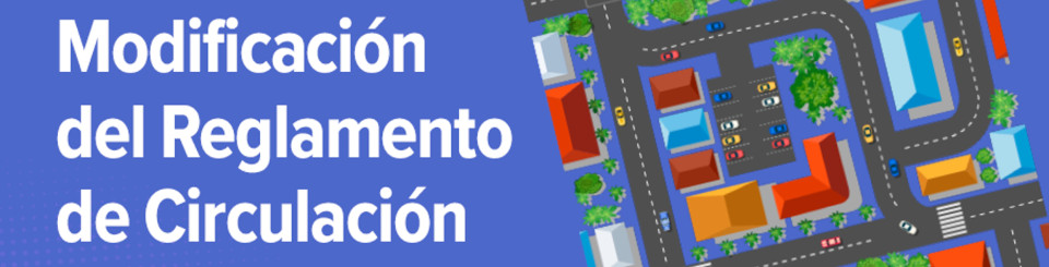 Texto "Modificación del Reglamento de Circulación"