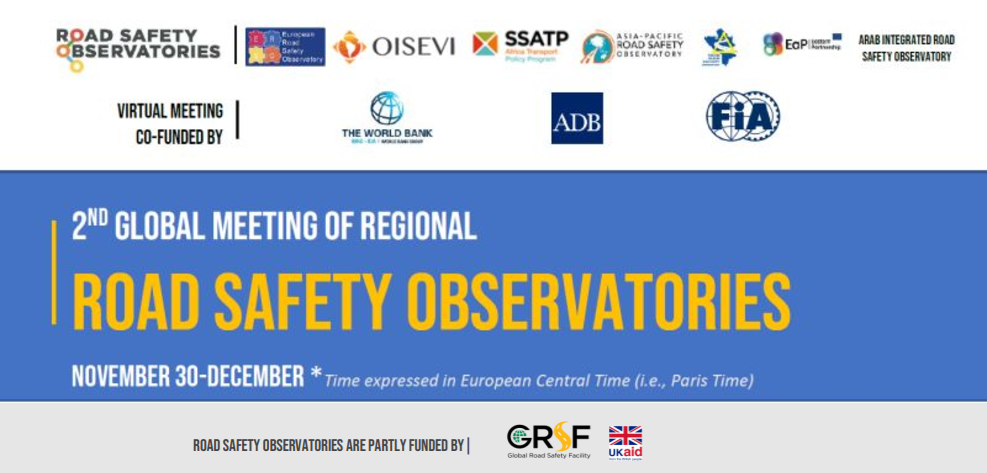 2da Reunión Global de Observatorios Regionales de Seguridad Vial