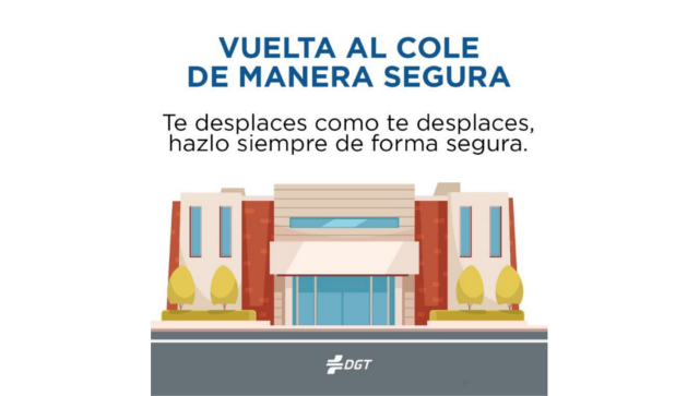 Tráfico apuesta por una vuelta al cole segura y saludable