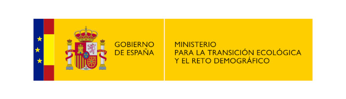 Logo del Ministerio para la transición ecológica y el reto demográfico