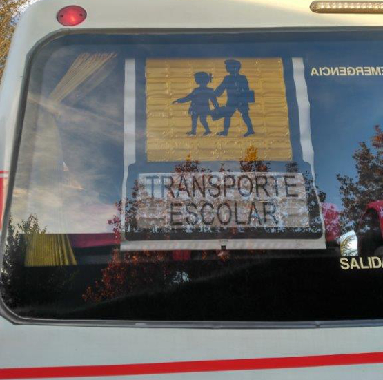 Campaña DGT transporte escolar
