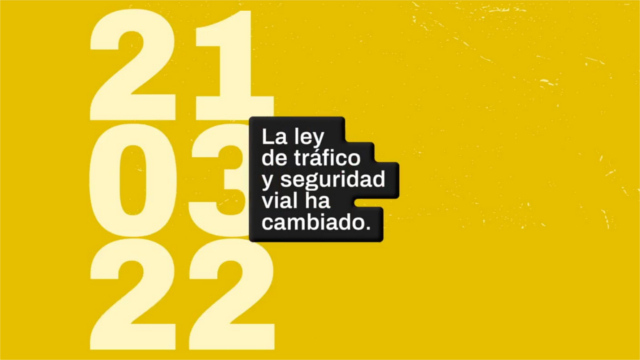 El lunes entra en vigor la nueva Ley de Tráfico y Seguridad Vial