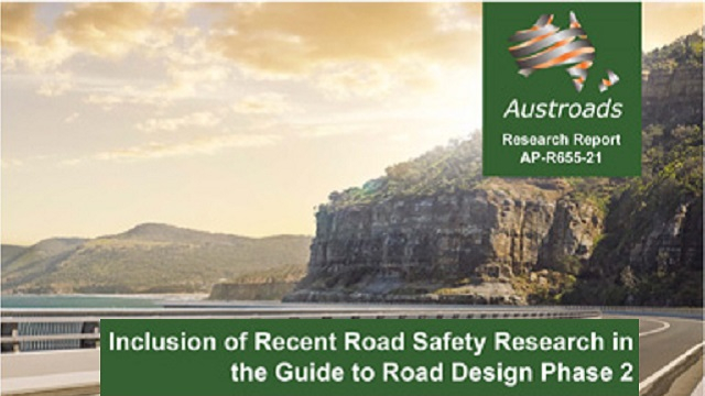 Inclusión de investigaciones recientes sobre seguridad vial en la Guía para el diseño de carreteras (EN)