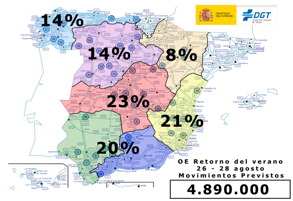 mapa retorno