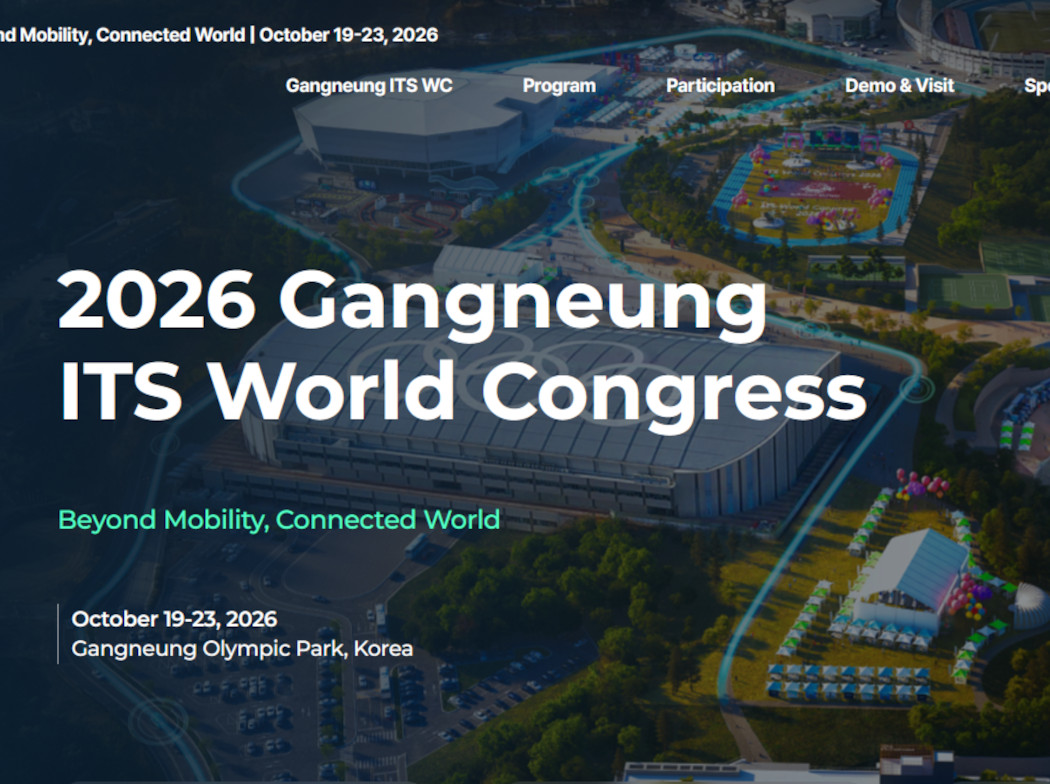 Portada de la página web del 2026 Gangneung ITS World Congress