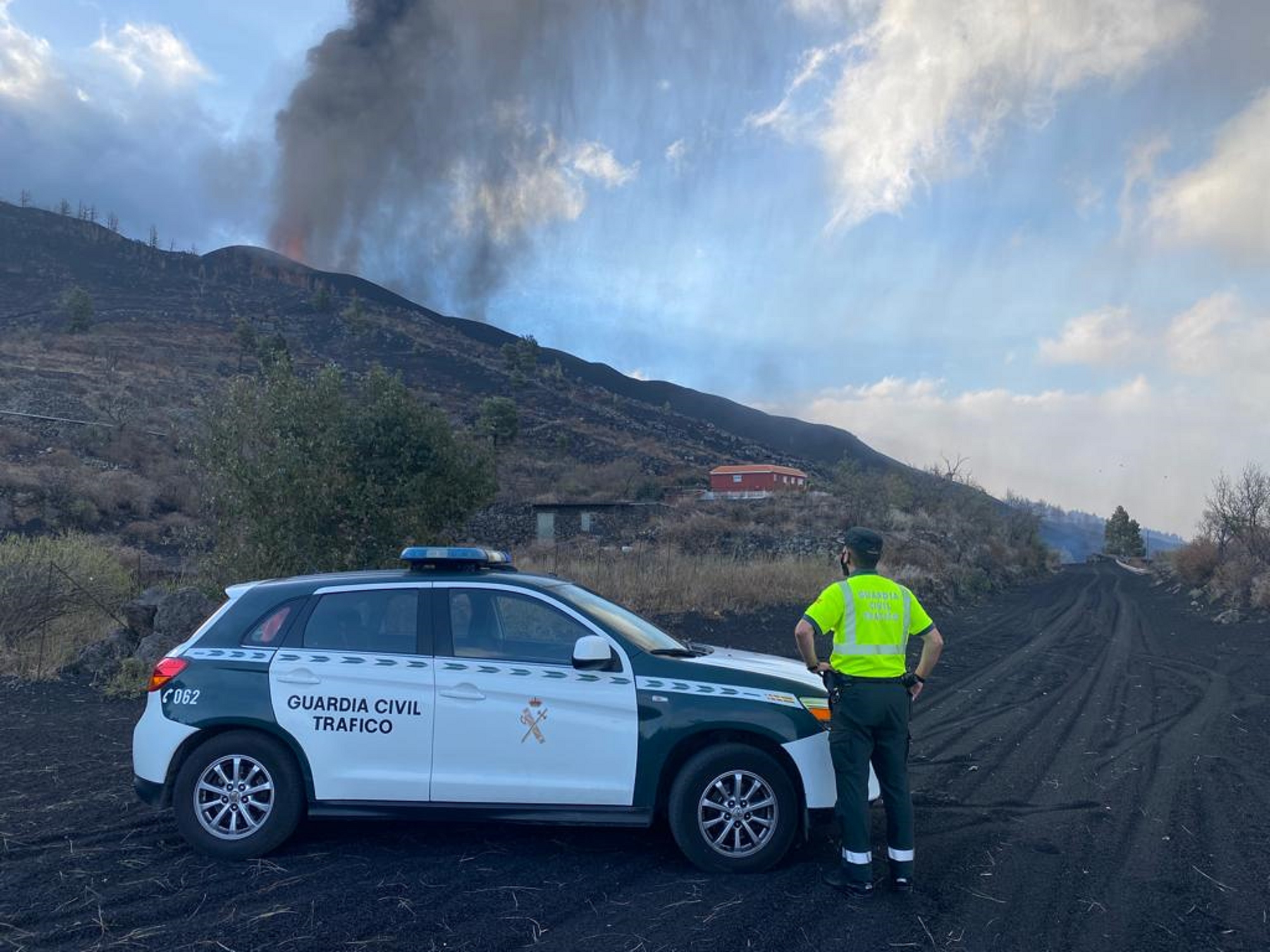 Carreteras afectadas por el volcán de La Palma