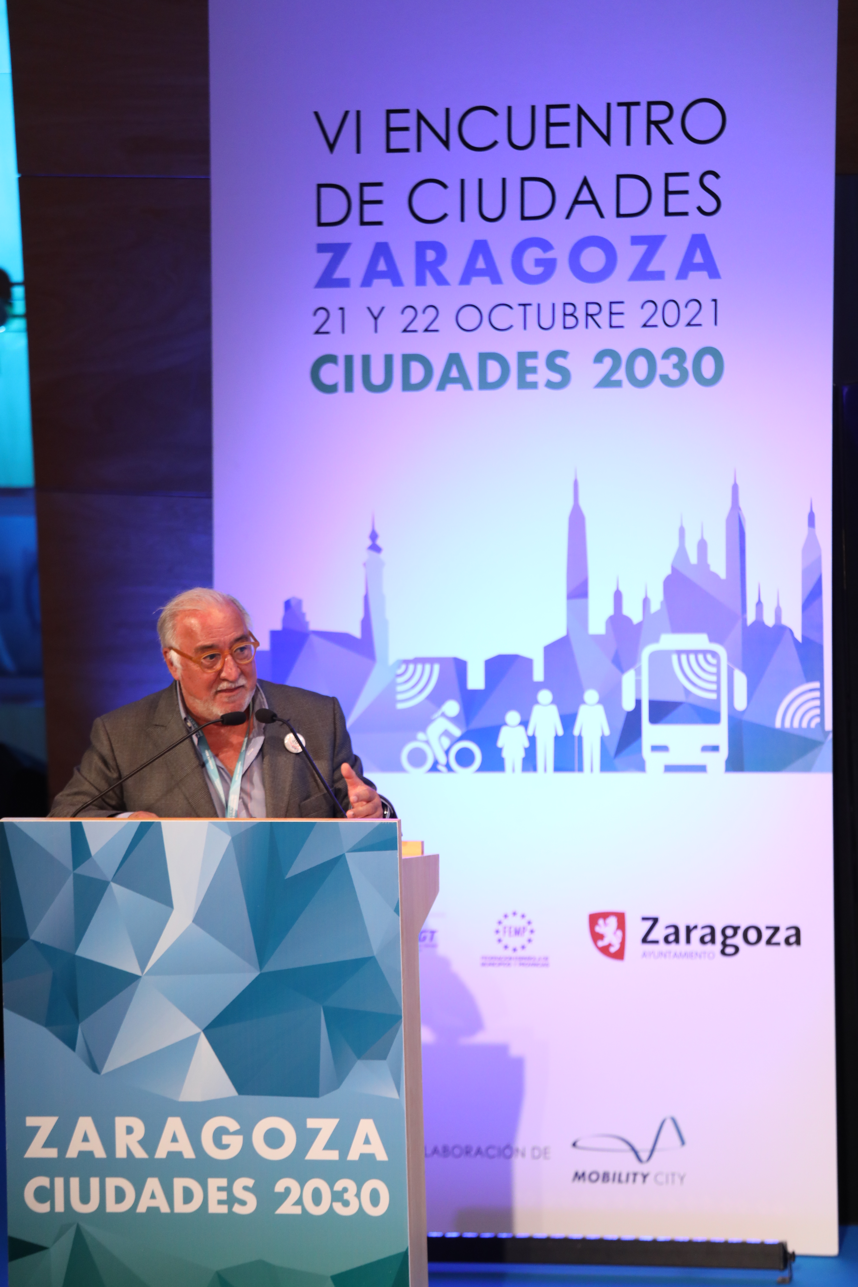 Pere Navarro, encuentro de ciudades Zaragoza