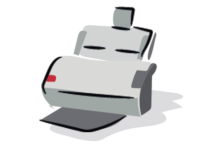 Dibujo de una impresora