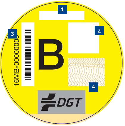 Etiqueta ambiental B (Amarilla)