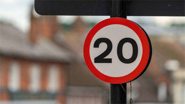 Destacando los límites de 20 mph en Kent (UK)