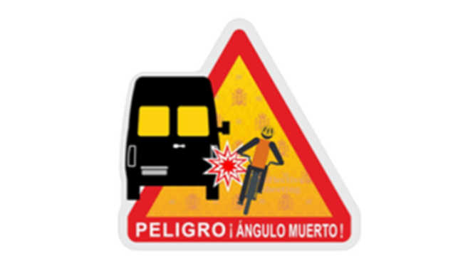 Pegatina ángulos muertos