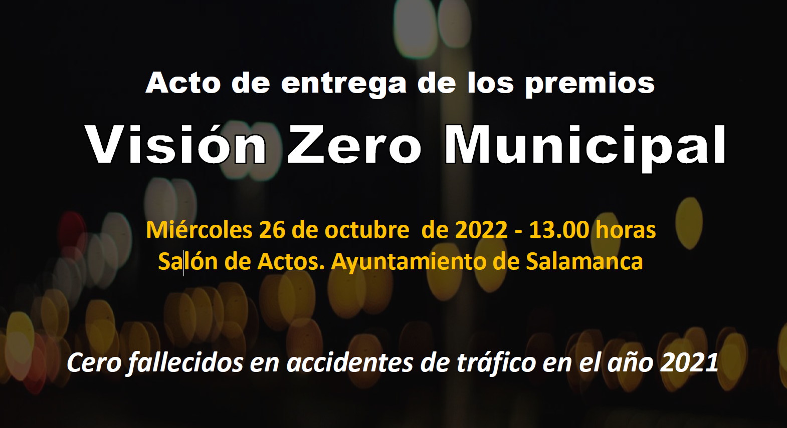 Premios Visión Zero Municipal