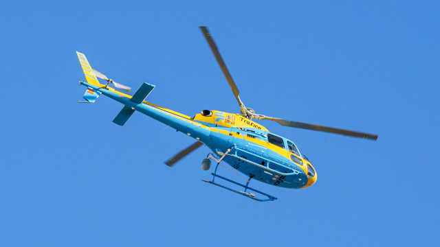 Dos helicópteros de la DGT presentes por primera vez en el desfile por el Día de la Hispanidad
