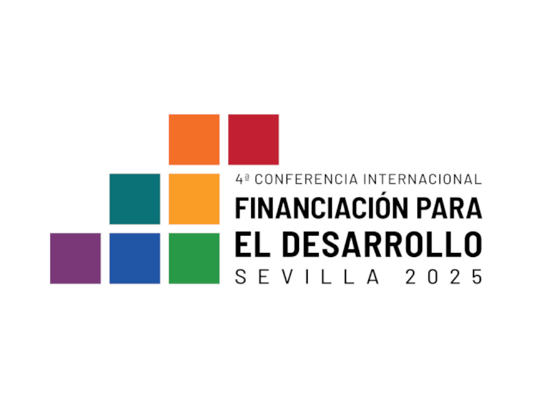 Logo de la IV Conferencia Internacional sobre la Financiación para el Desarrollo de ONU Logo de la IV Conferencia Internacional sobre la Financiación para el Desarrollo de ONU