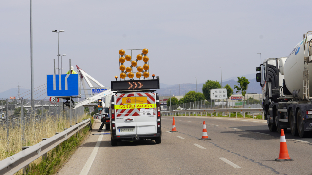 Solo el 10% de los conductores respetaba la velocidad específica en los tramos de obras