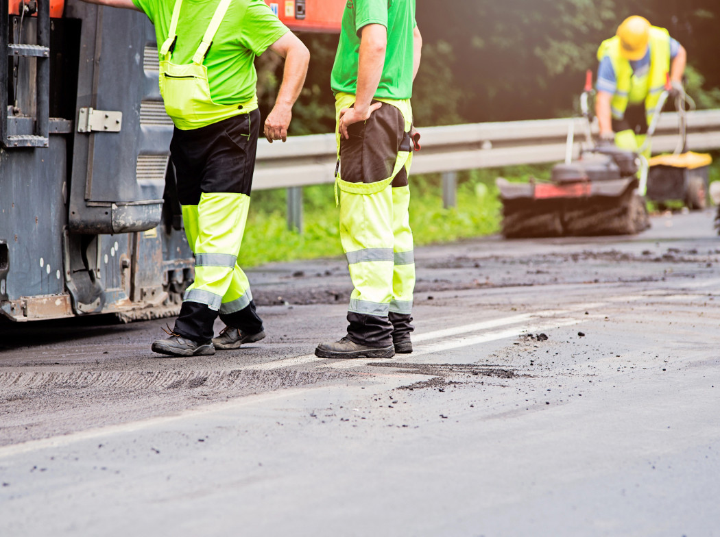 Carretera en obras