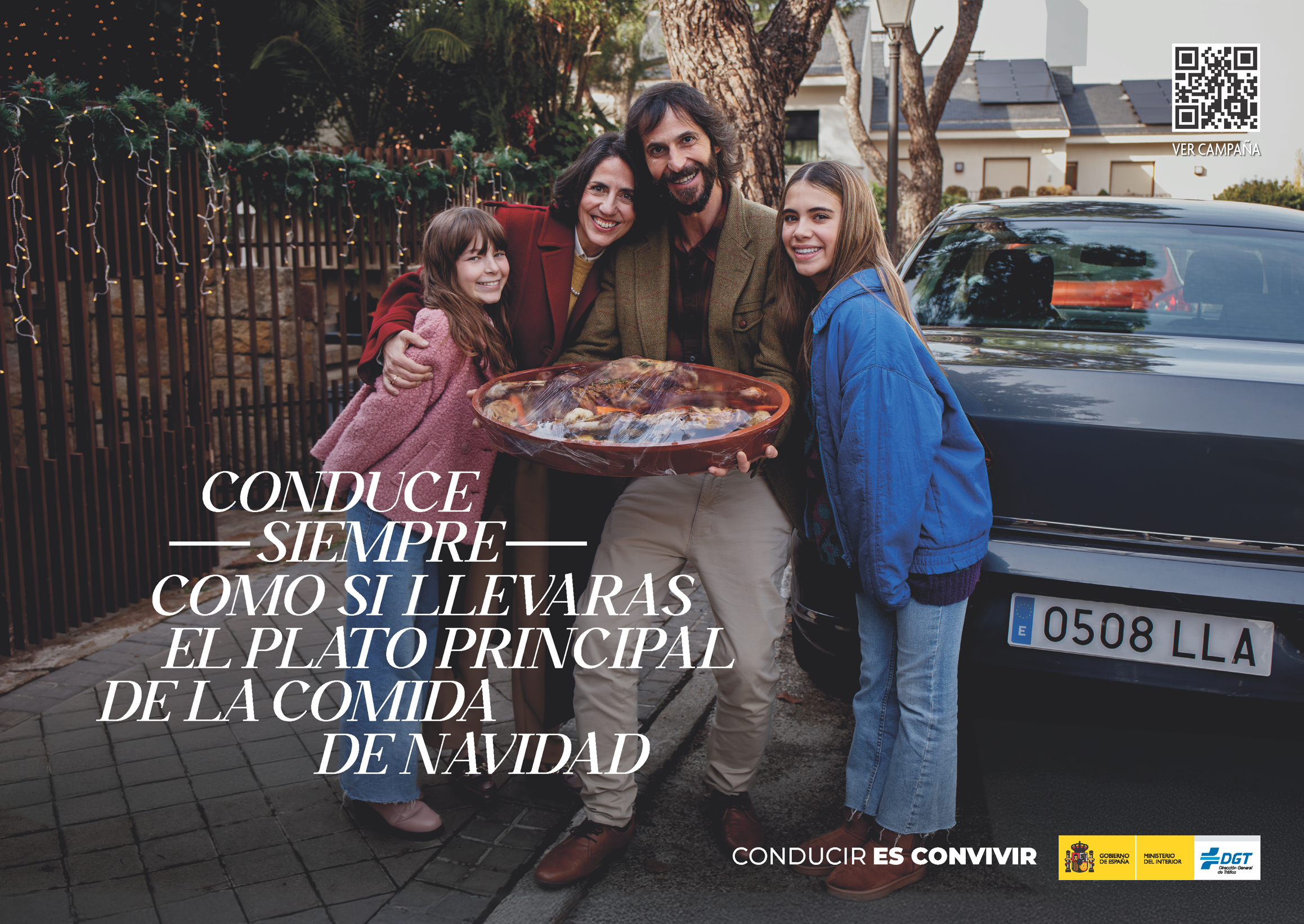Imagen de campaña de Navidad DGT 2024