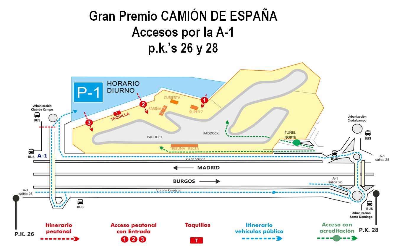 La DGT establece medidas para regular la circulación en los accesos al circuito del Jarama durante el fin de semana