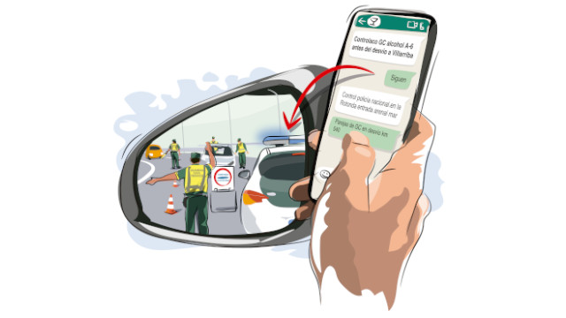 Alertar de controles en redes: No sabes a quién avisas