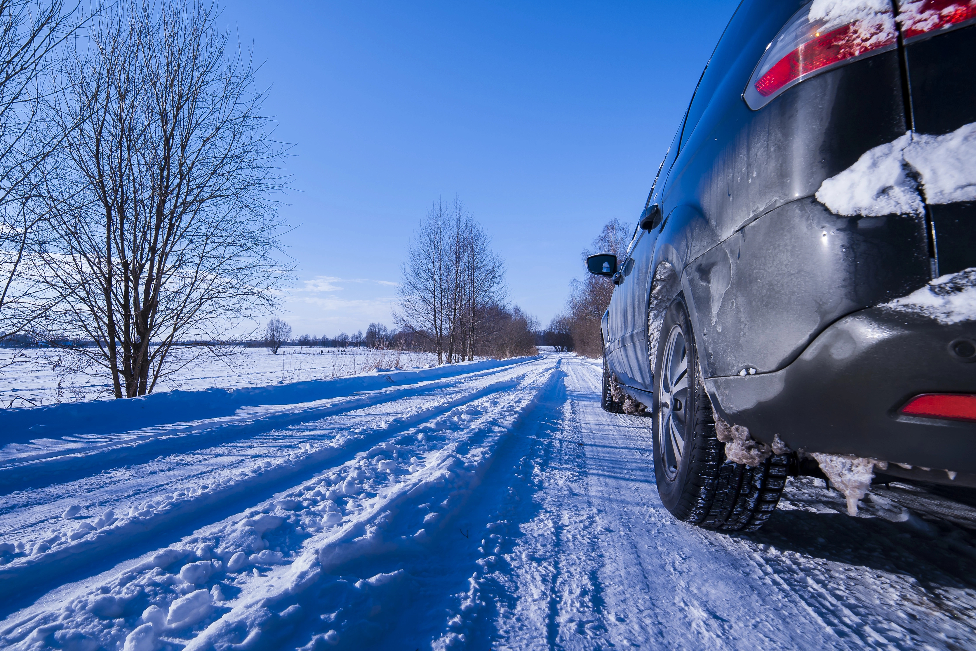 Carretera con nieve